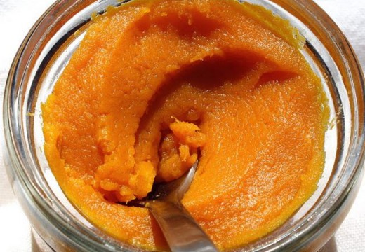 Masque de visage à la citrouille
